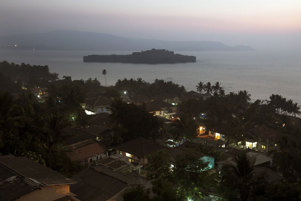 Janjira Fort located off the coast a few hours South of Mumbai. The Sidi's, known for their powerful navy, controlled the entire coastline from Mumbai to Goa for over 300 years from this ocean fort. Despite many attempts by invaders including the Portugese and the British is was never captured. Murud Janjira, India